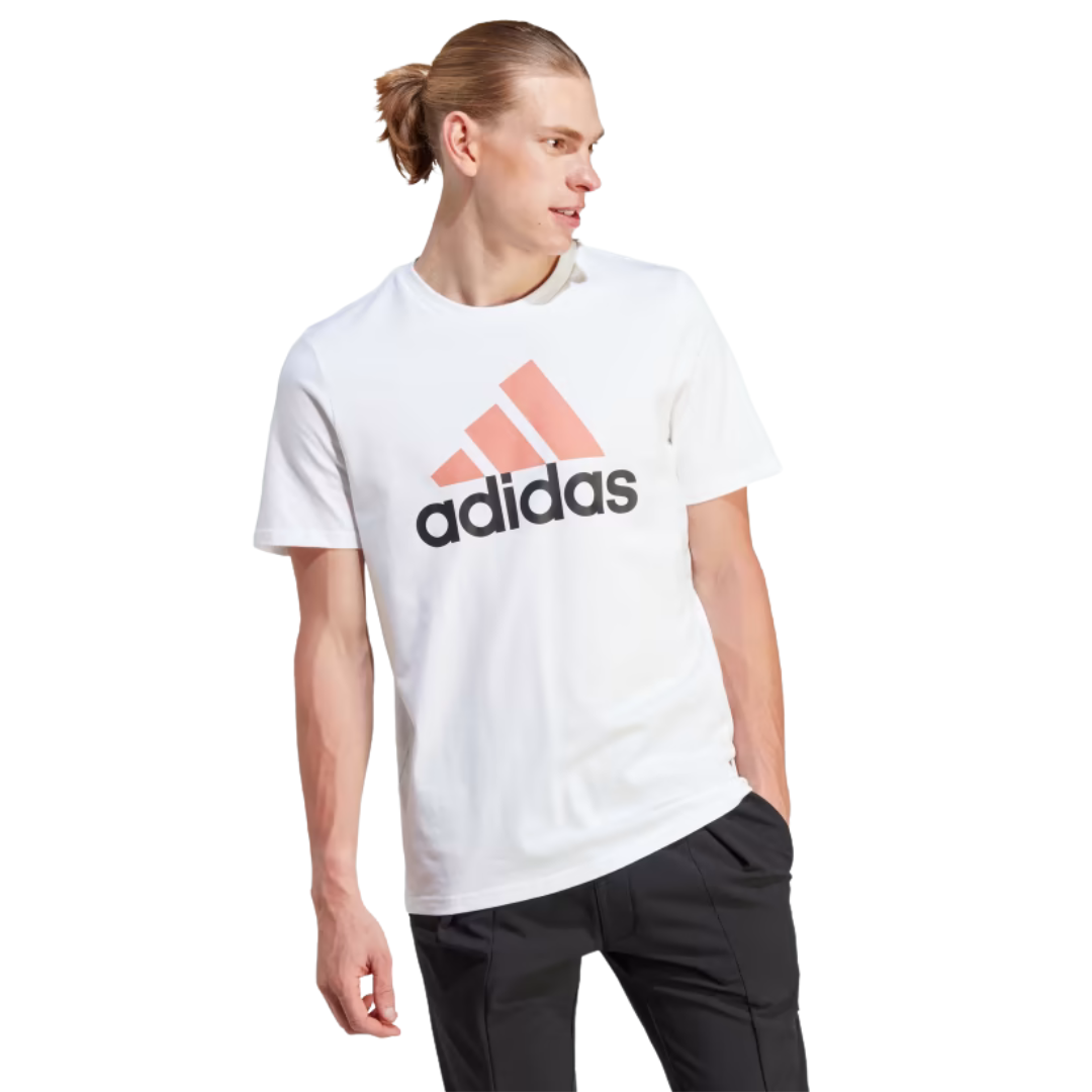 ADIDAS Bela Muška Majica SINGLE JERSEY BIG LOGO